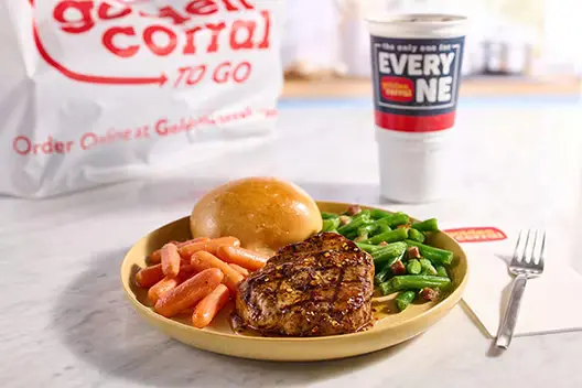 Golden corral limited time menu item Grilled Pork Steak with Spicy Orange Glaze
