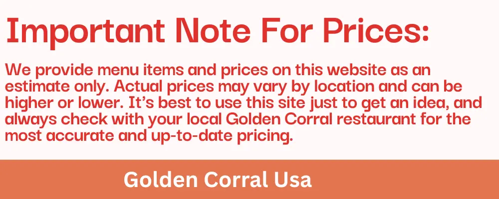 Prices notes for users